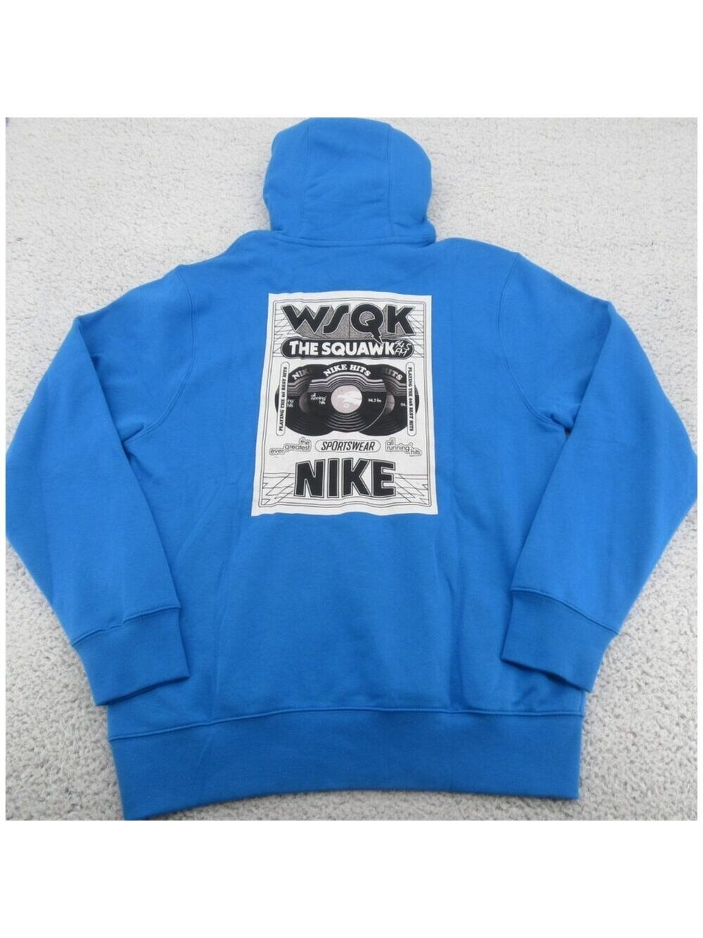 Nike x Stranger Things Blue Pullover Hoodie Men's Size Medium NEW - Picture 8 of 14